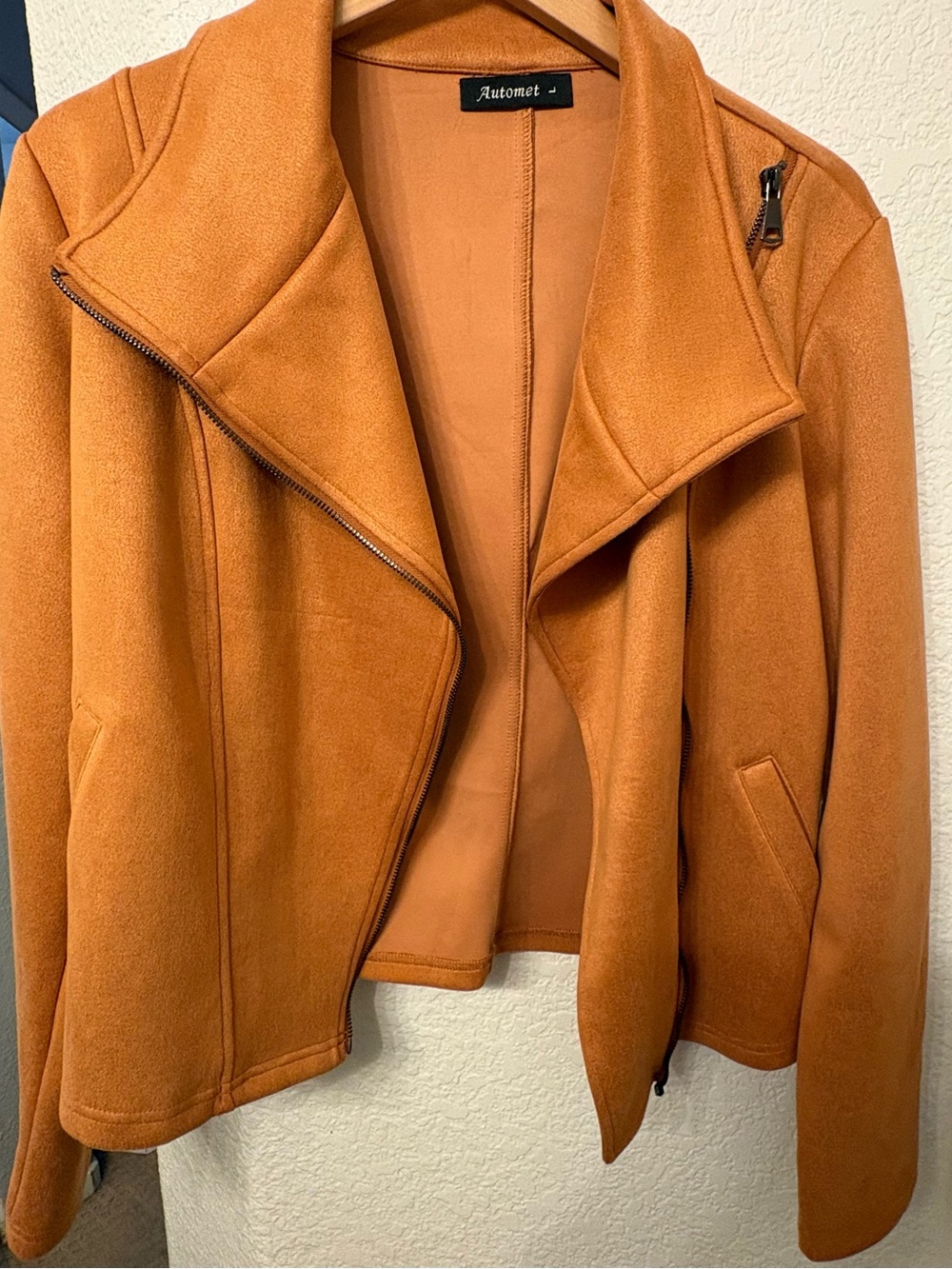 Women's Rust Moto Jacket Large